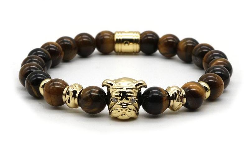 Pitbull Bulldog Bracelet Men