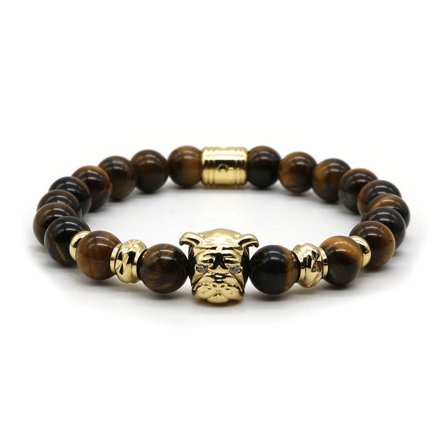 Pitbull Bulldog Bracelet Men