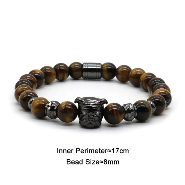 Pitbull Bulldog Bracelet Men
