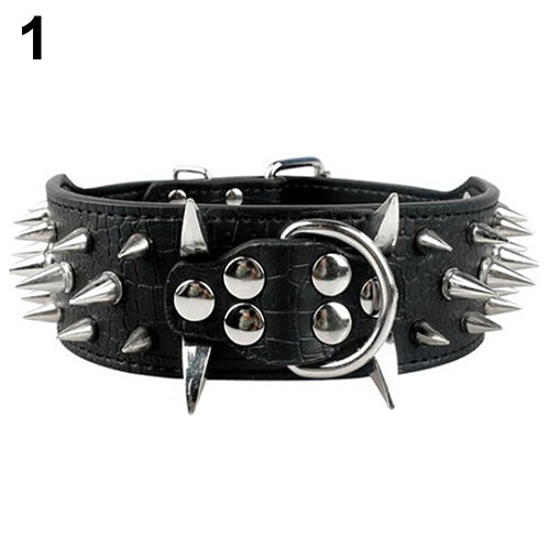 Sharp Spiked Studded Punk Dog Collar